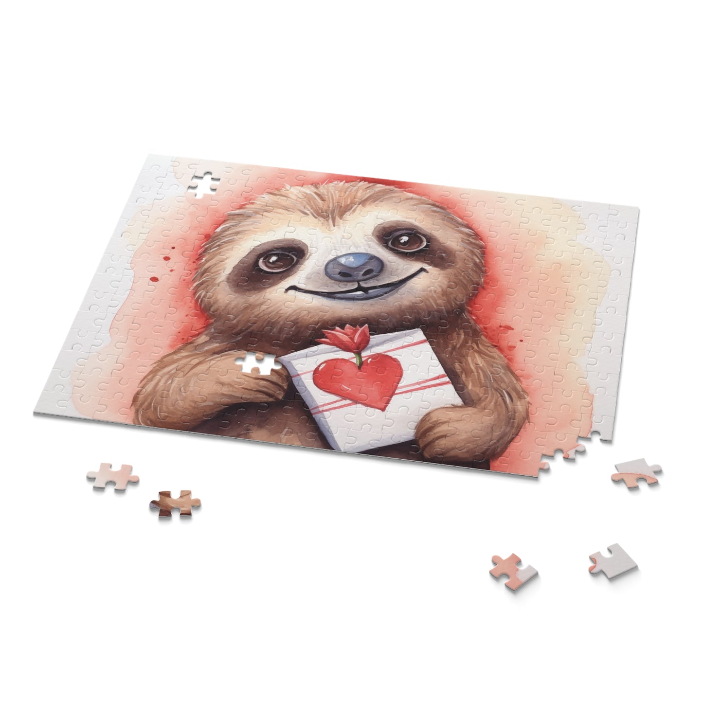 Personalised/Non-Personalised Puzzle, Sloth (120, 252, 500-Piece)