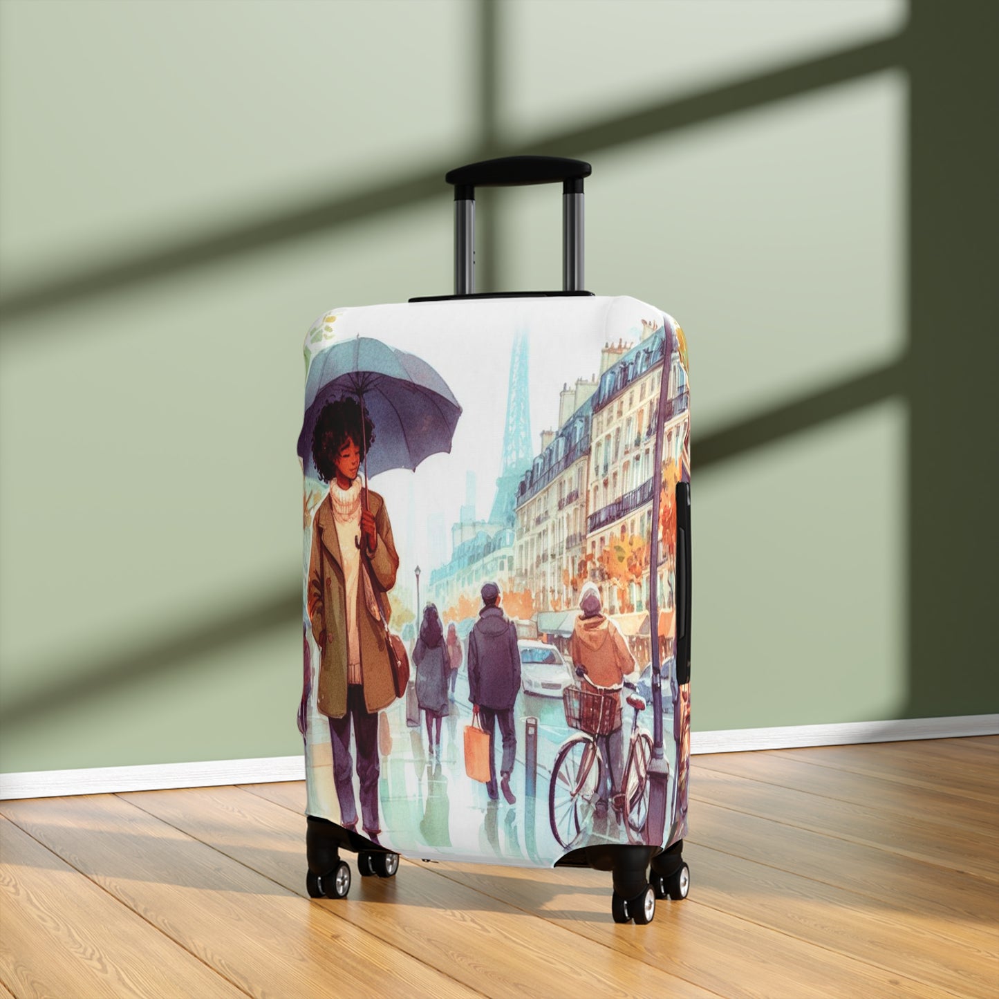 Luggage Cover, Just a Girl Who loves Travelling, awd-2111