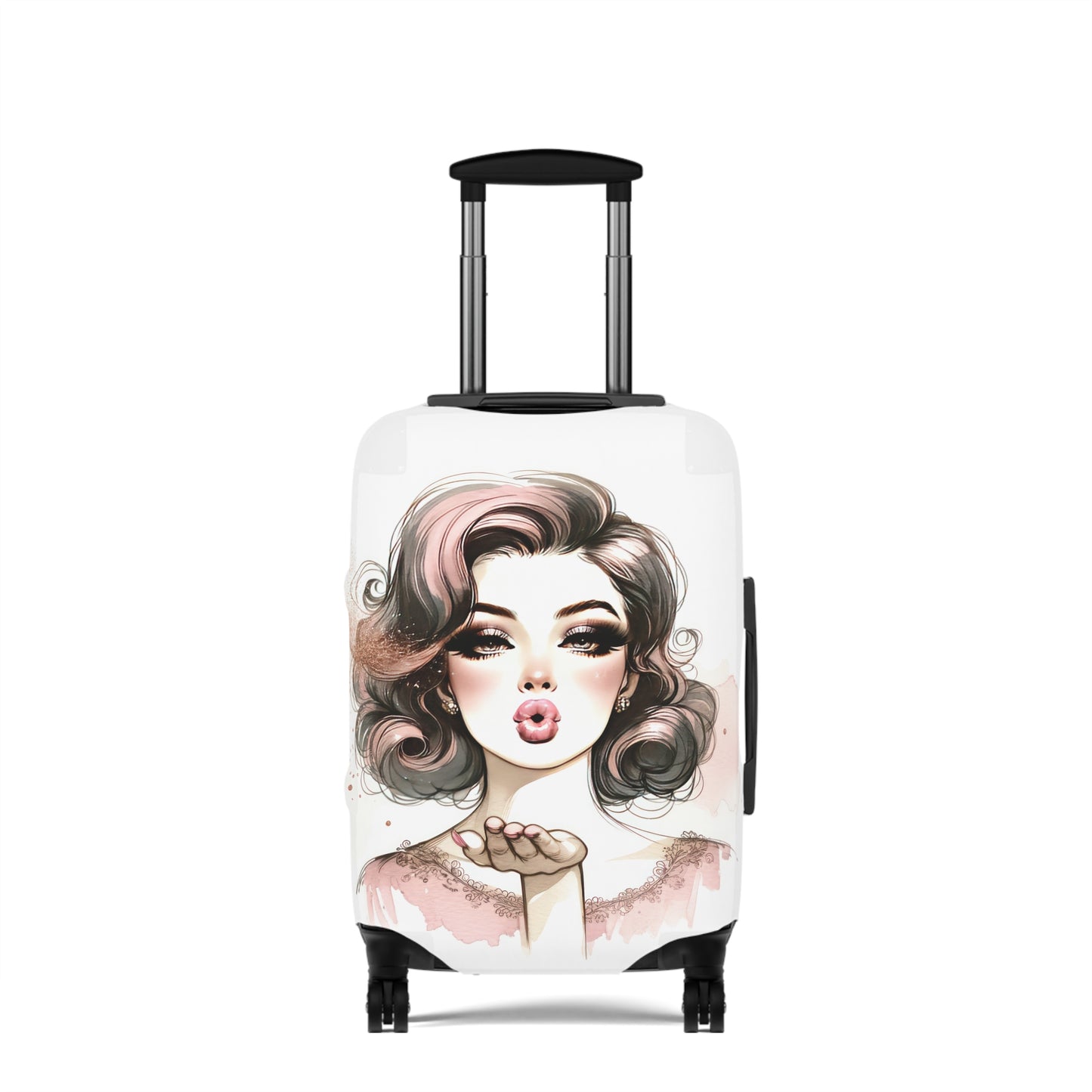 Luggage Cover, Coquette Girl, awd-1483