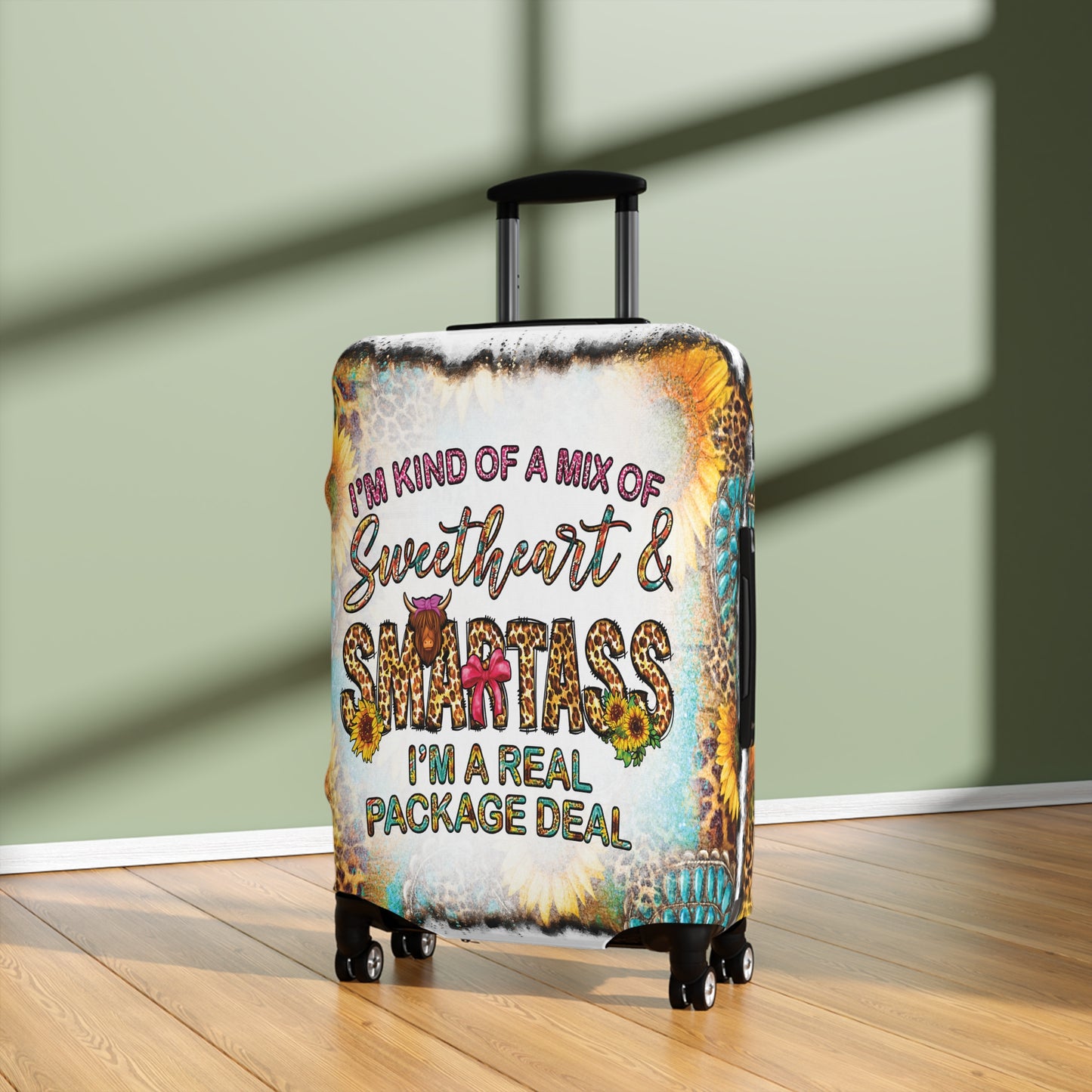 Luggage Cover, Country and Western, Mix of Sweetheart, awd-1030