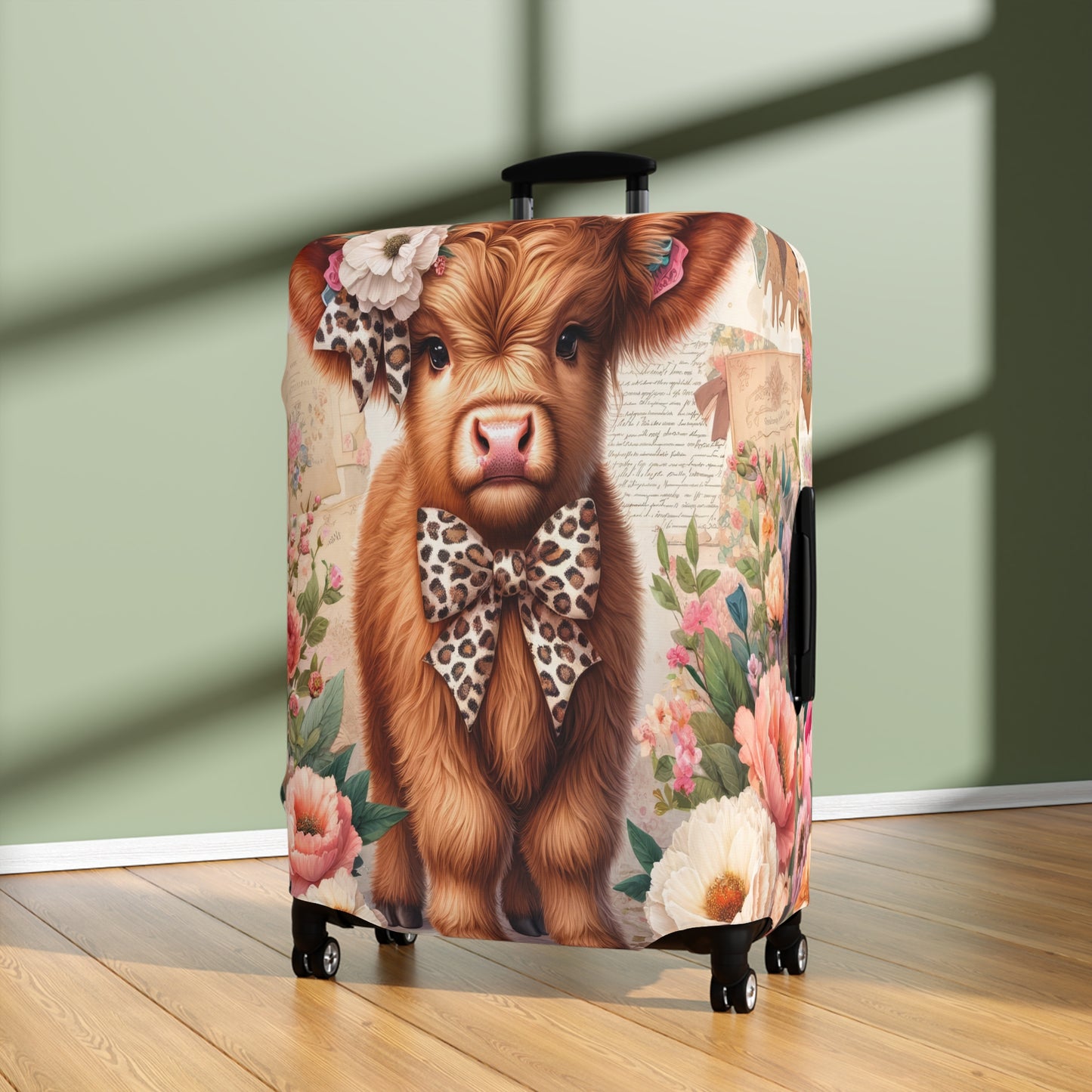 Luggage Cover, Highland Cow, awd-5001