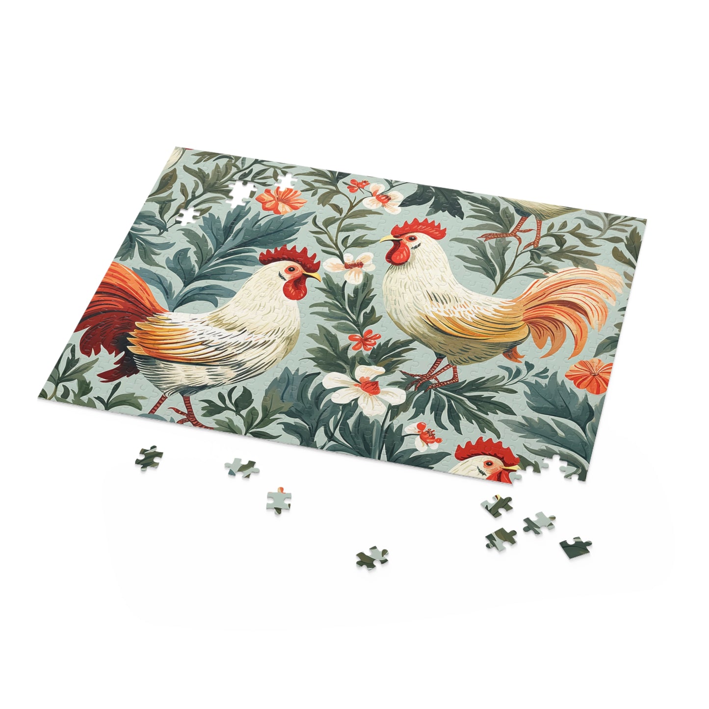 Personalised/Non-Personalised Puzzle, Chickens/Rooster (120, 252, 500-Piece)