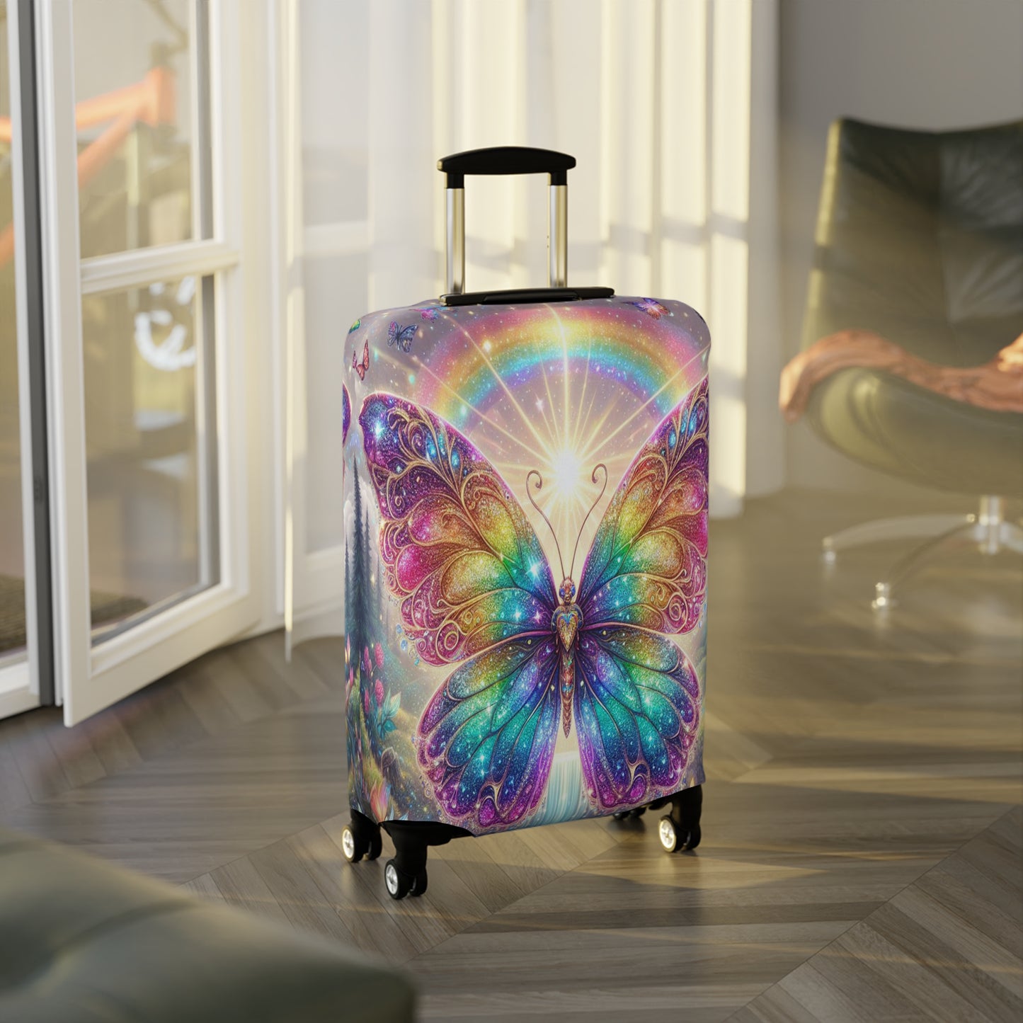 Luggage Cover, Butterfly Dreams, awd-3077