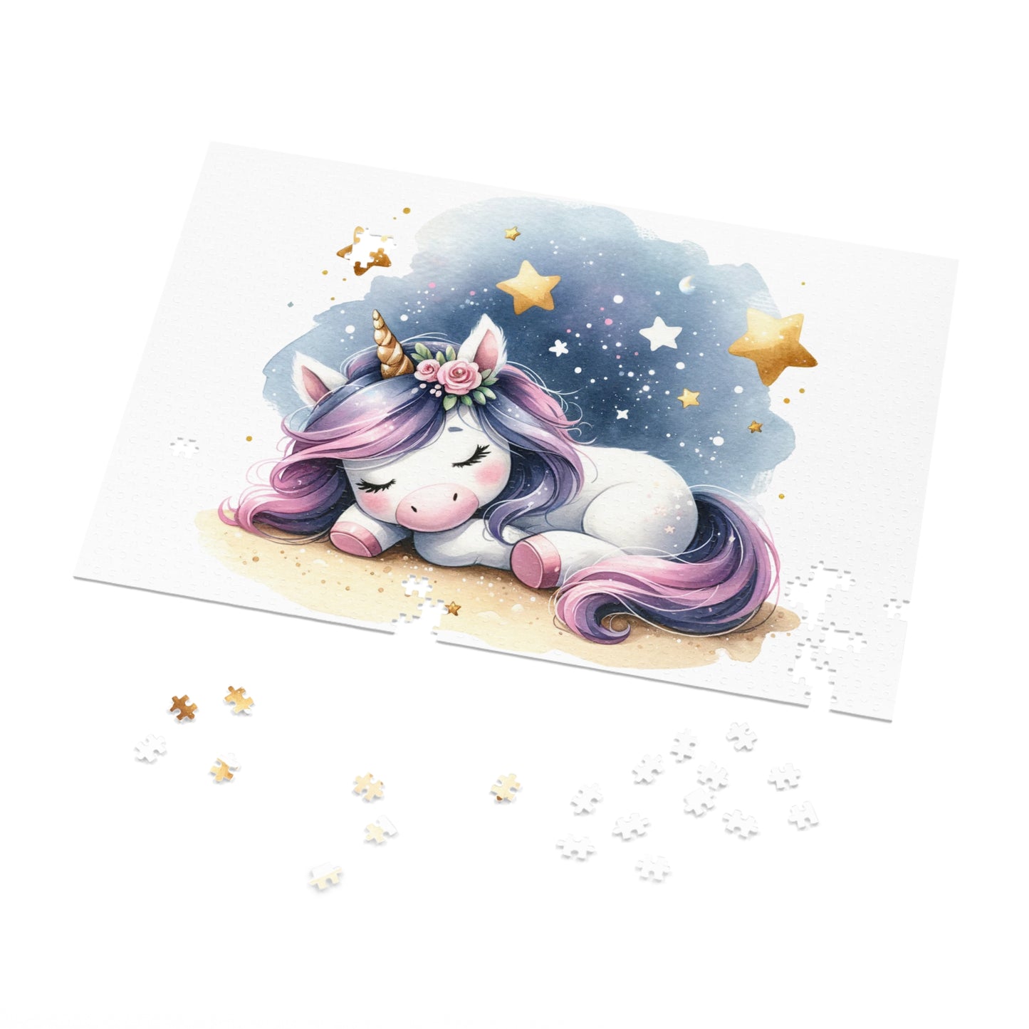 Jigsaw Puzzle, Unicorn, Personalised/Non-Personalised (30, 110, 252, 500,1000-Piece)