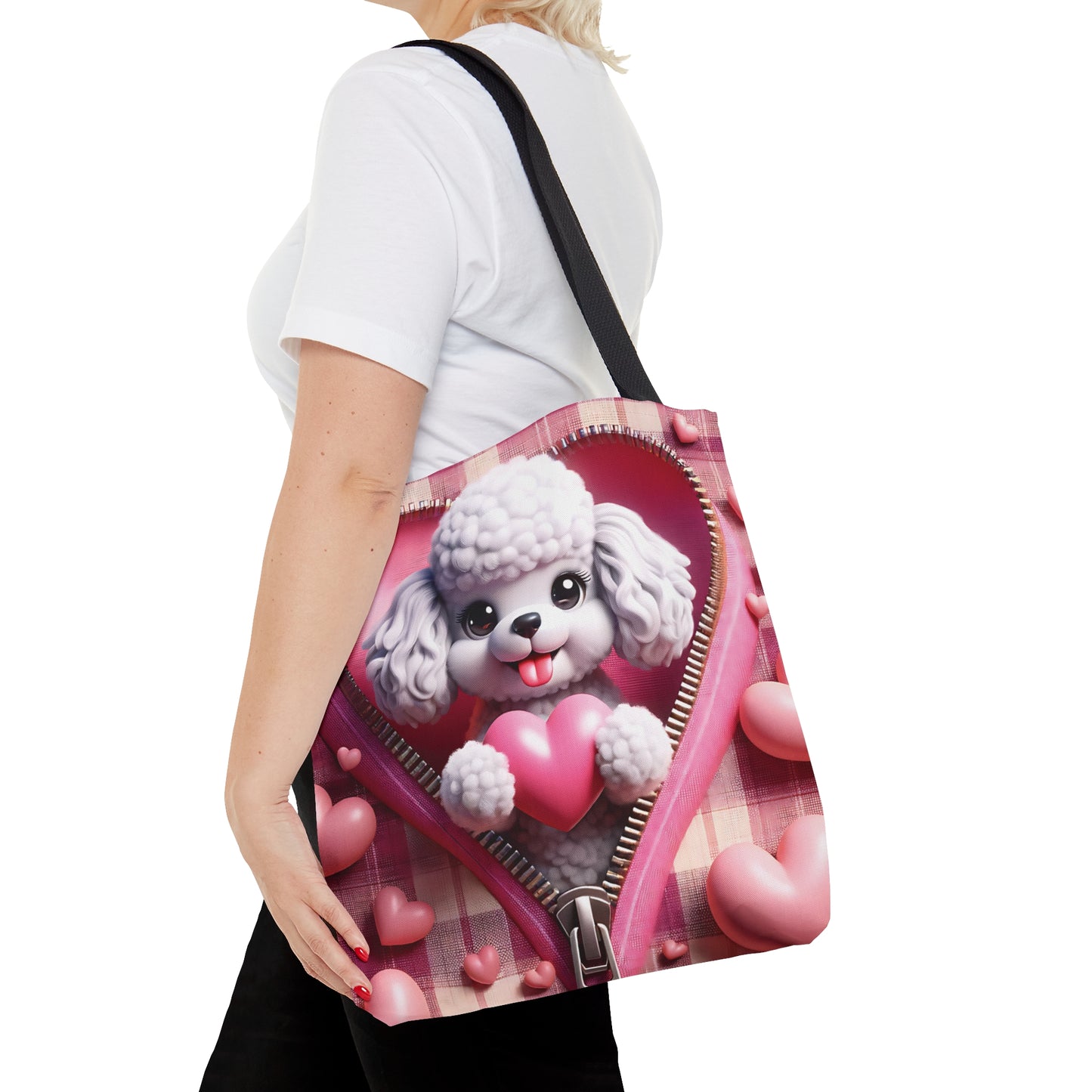 Tote Bag, Cute Dog, Personalised/Non-Personalised Tote bag