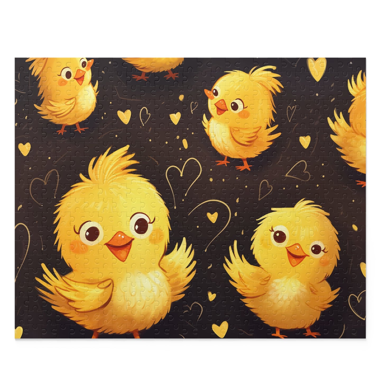 Personalised/Non-Personalised Puzzle, Chickens (120, 252, 500-Piece)