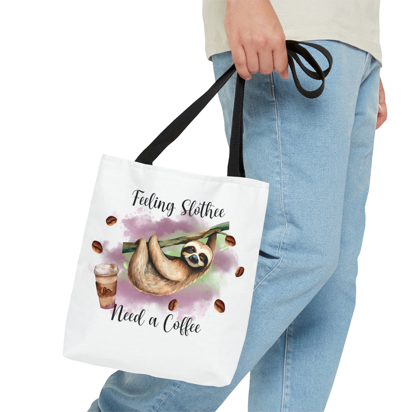 Tote Bag, Sloth, Personalised/Non-Personalised Tote bag