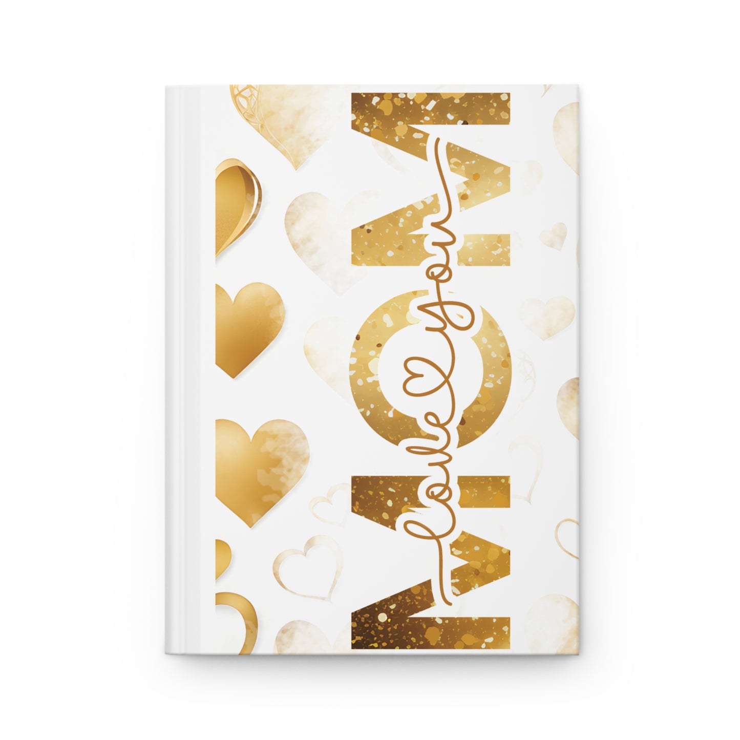 Personalised Hardcover Journal Matte, Love you Mom, awd-1442