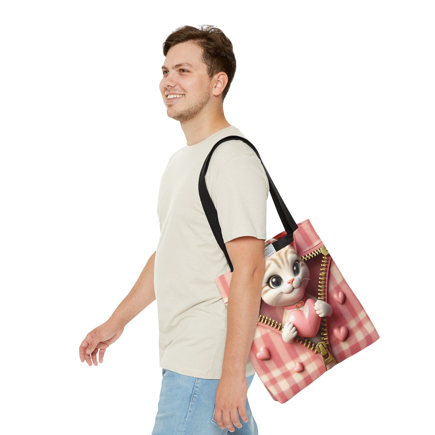 Tote Bag, Cat, Personalised/Non-Personalised Tote bag