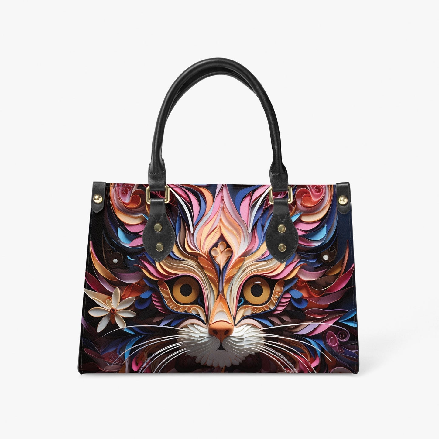 Women's Tote Bag - Long Strap - Cat