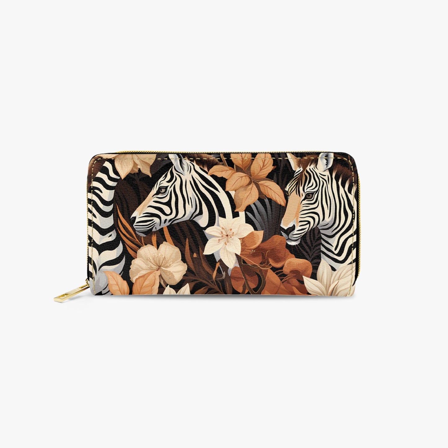 Long Type Zipper Purse - Zebra