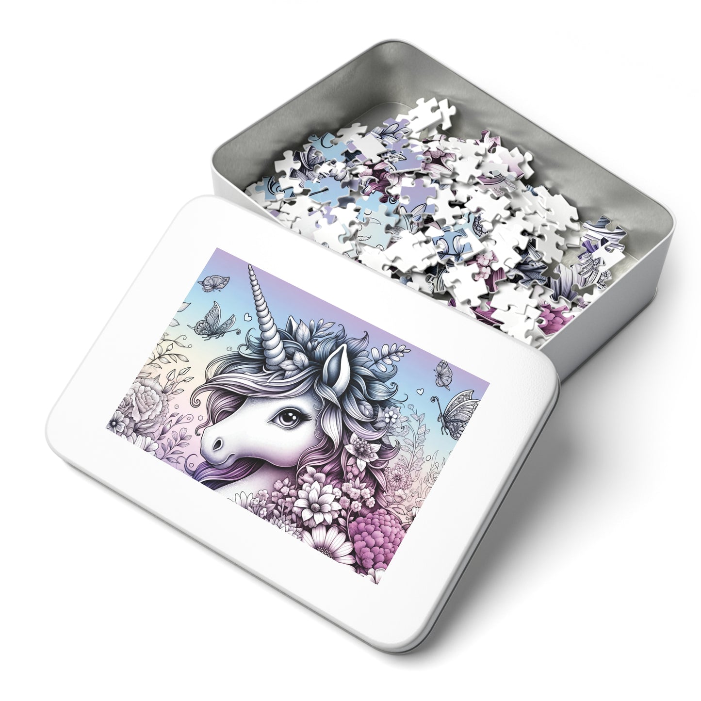 Jigsaw Puzzle, Unicorn, Personalised/Non-Personalised (30, 110, 252, 500,1000-Piece)