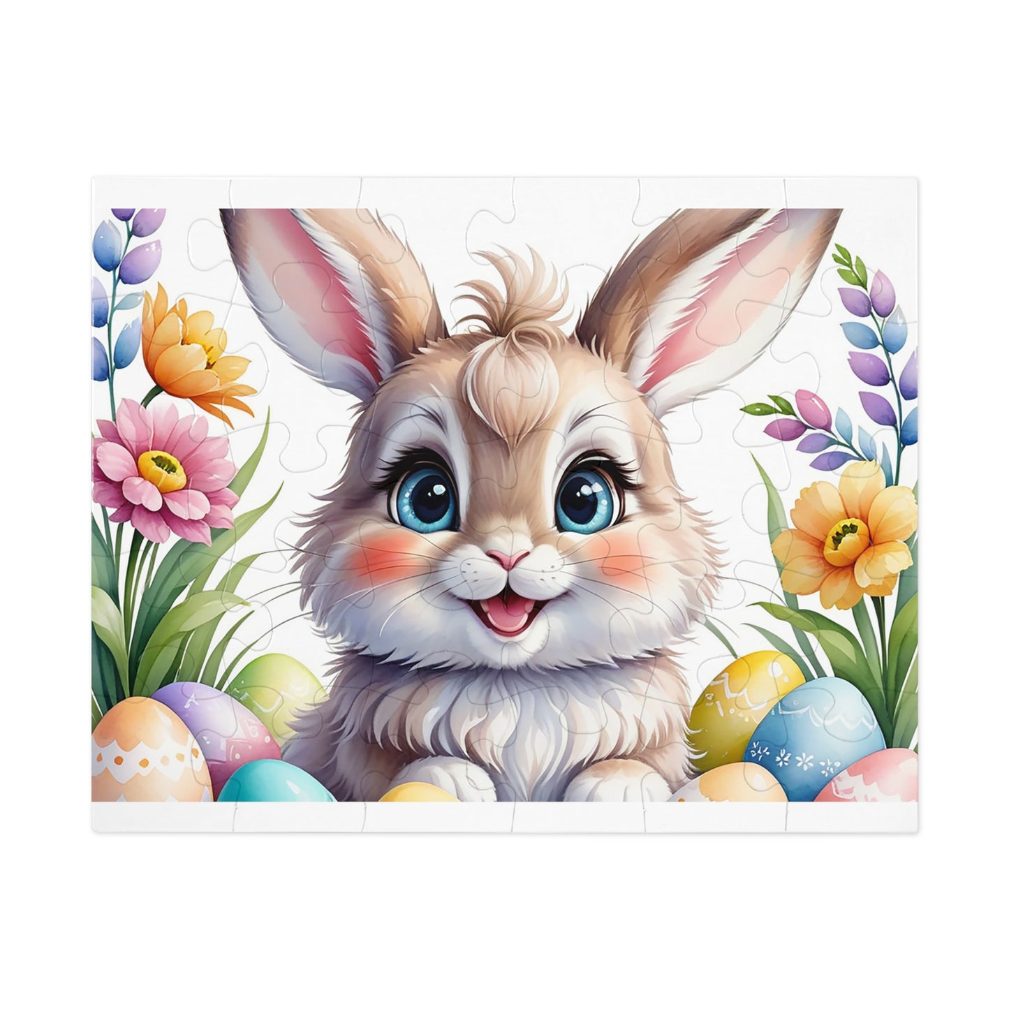 Puzzle, Easter, Rabbit, Personalised/Non-Personalised (30, 110, 252, 500,1000-Piece) awd-653