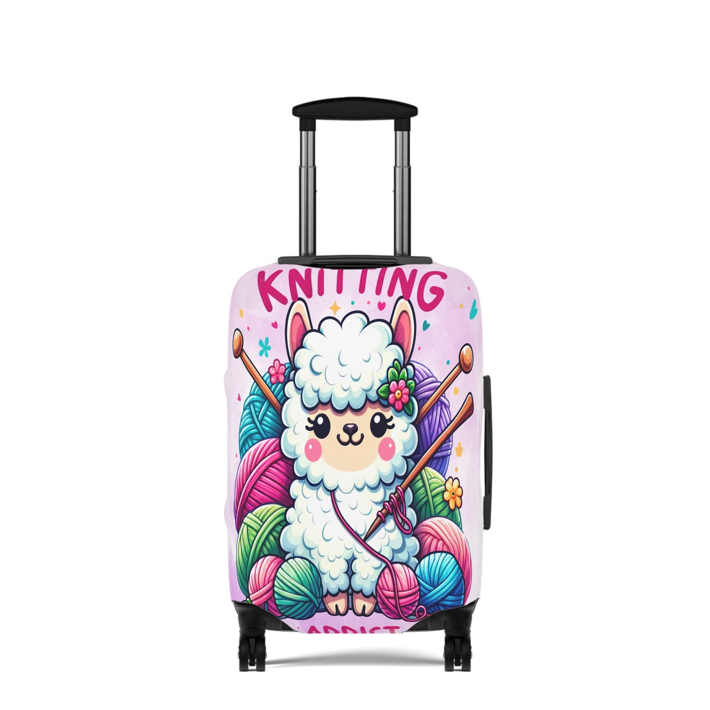 Luggage Cover, Knitting Addict Lamb, awd-1698