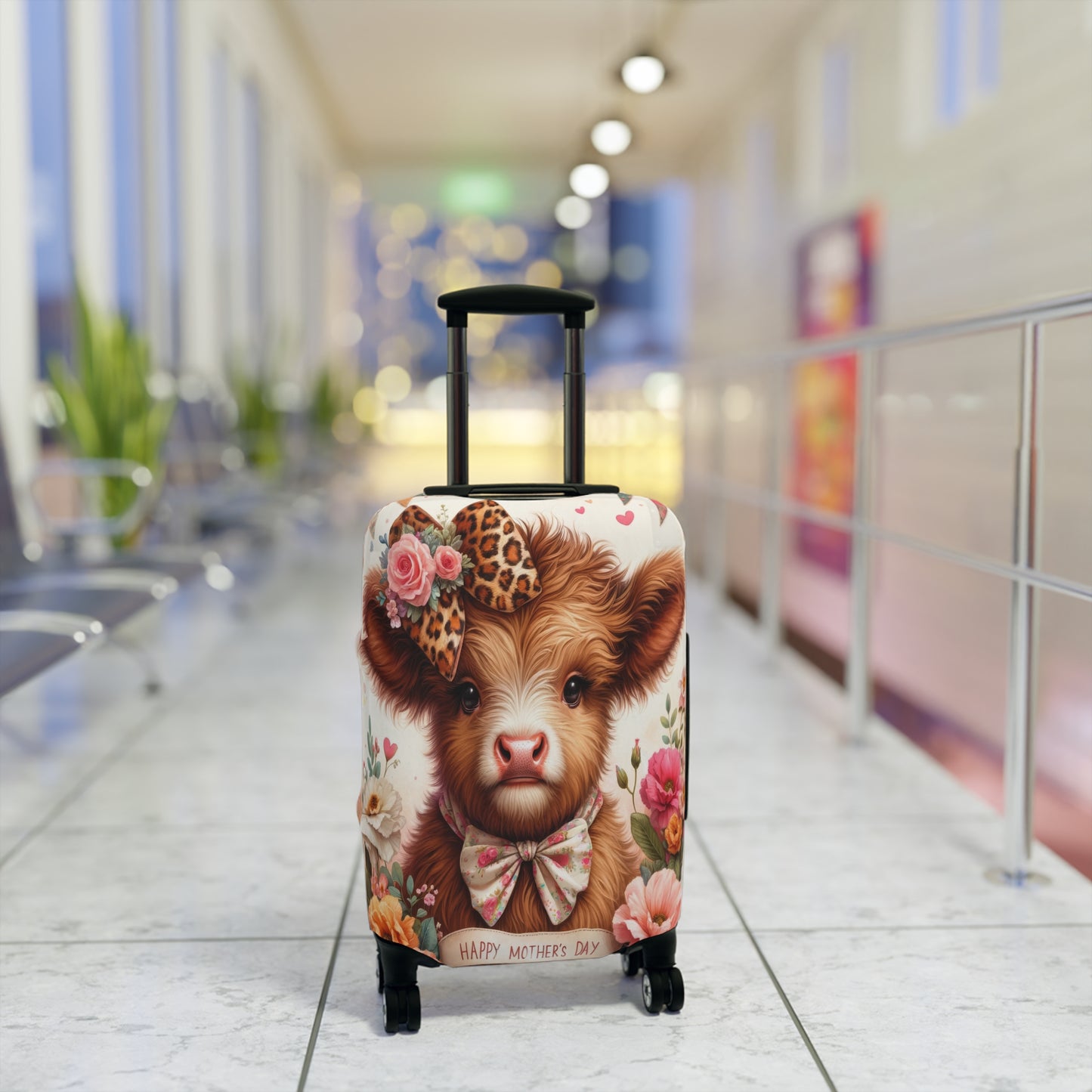 Luggage Cover, Highland Cow, awd-5000