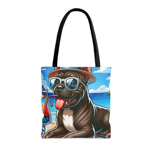 Tote Bag, Dog on Beach, Cane Corso, Tote bag, awd-1202