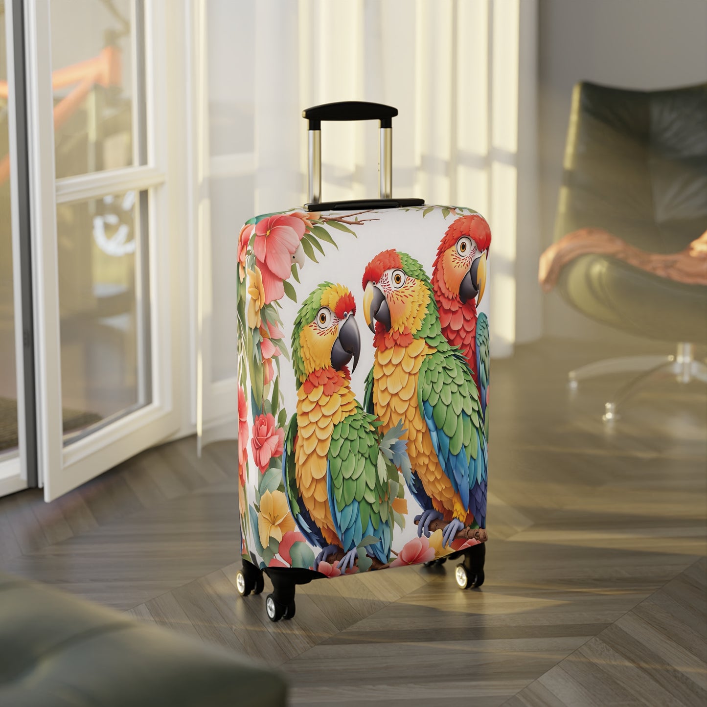 Luggage Cover, Parrots, awd-439