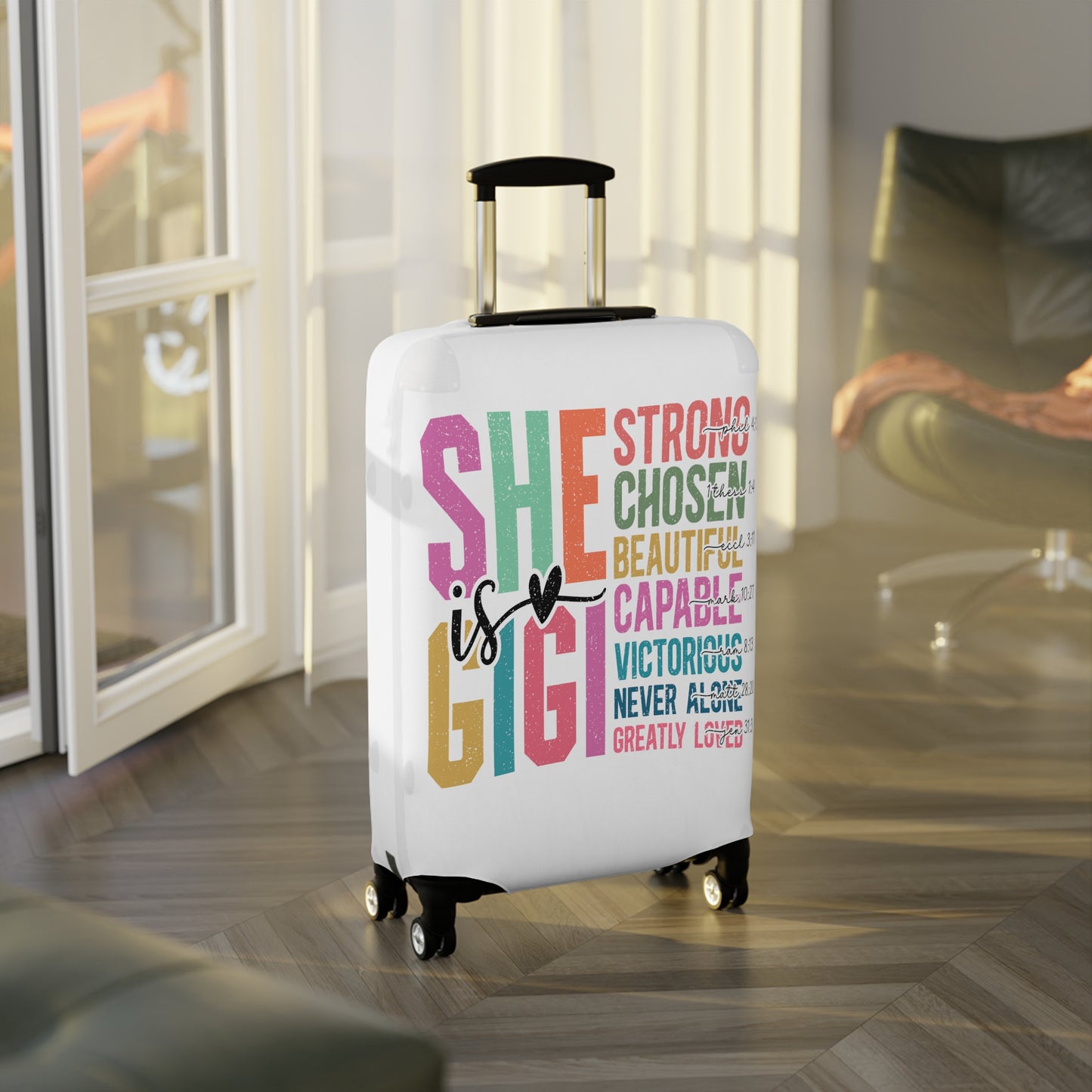 Luggage Cover, She is GiGi, awd-5019