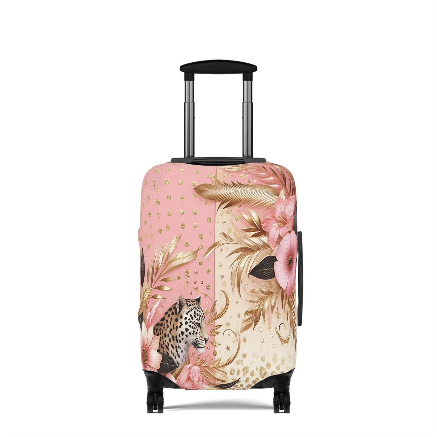 Luggage Cover, Floral Leopard, awd-3079