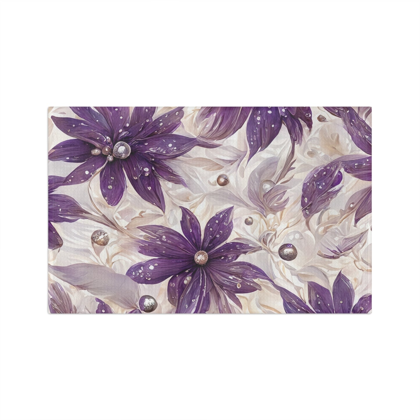 Microfiber Tea Towel Floral