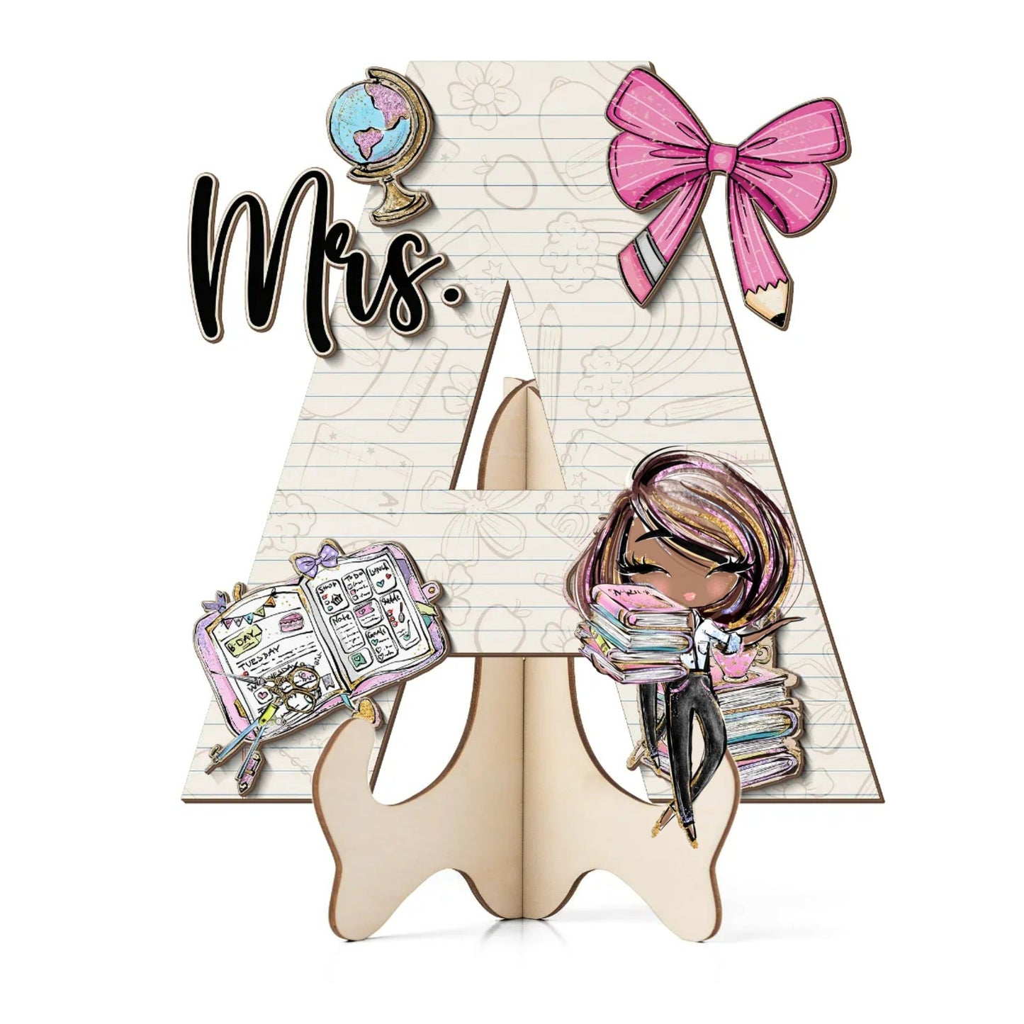 Teacher Letter Sign Letter Mrs A