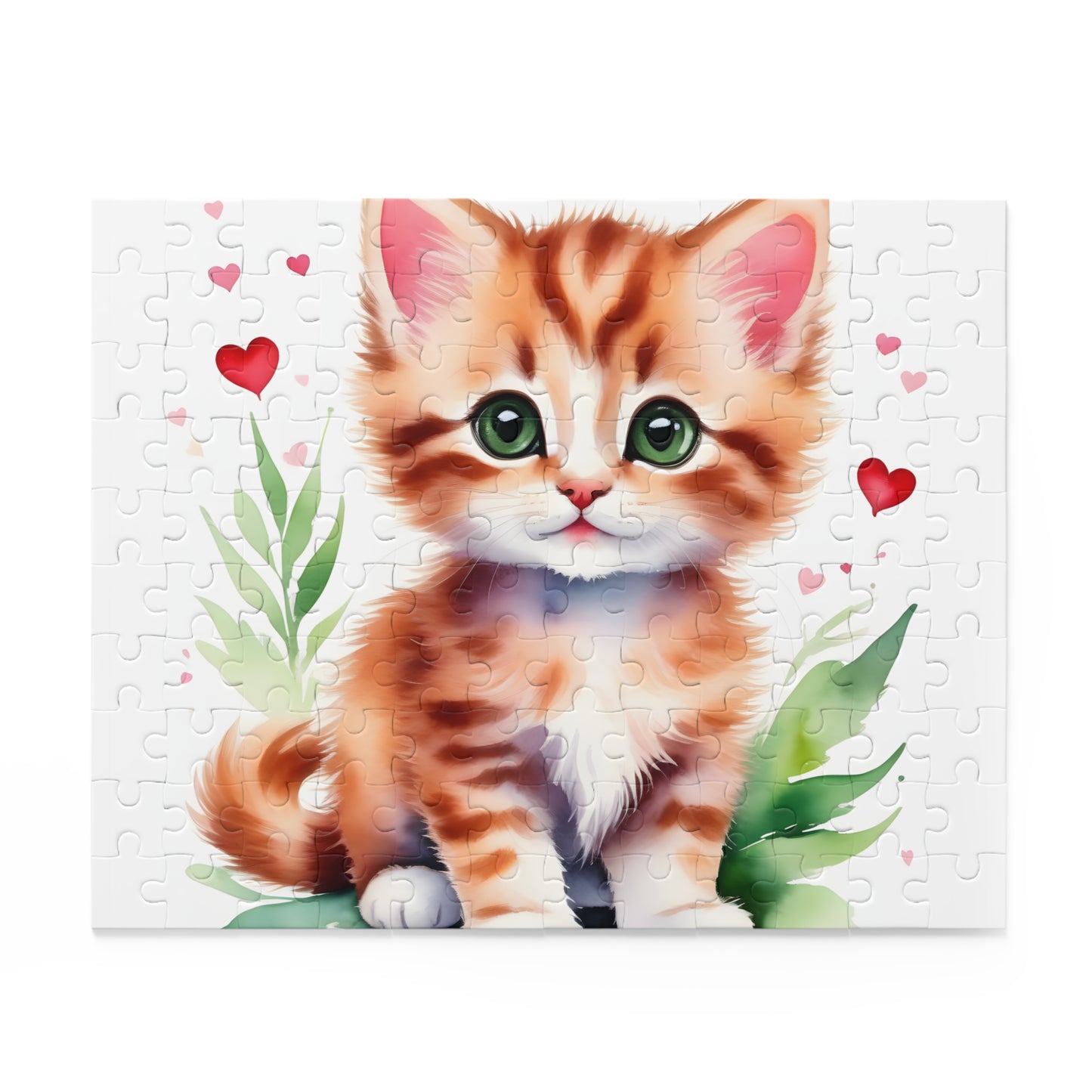 Personalised/Non-Personalised Puzzle, Cat (120, 252, 500-Piece)