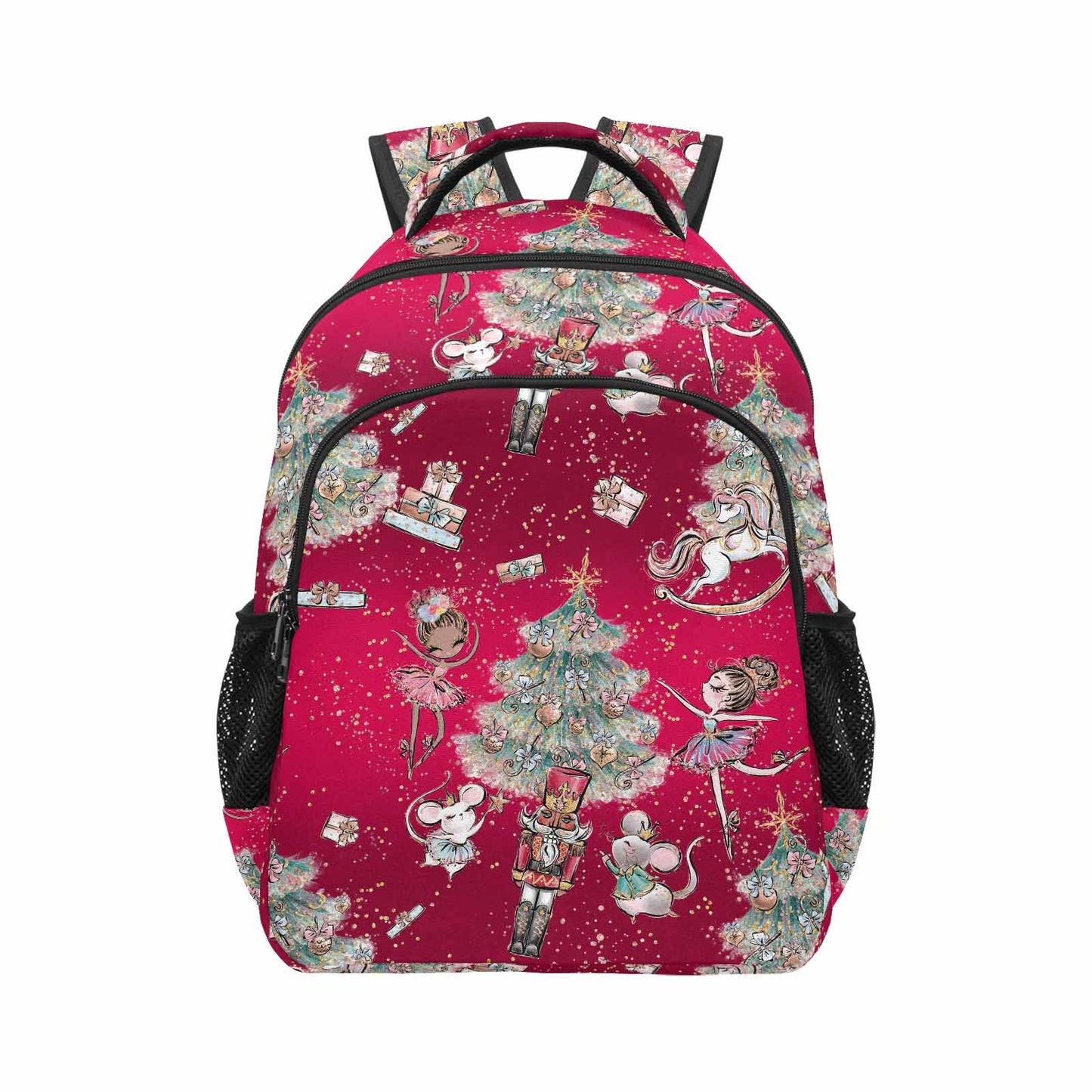 Red Christmas  Multifunction Backpack (1731)