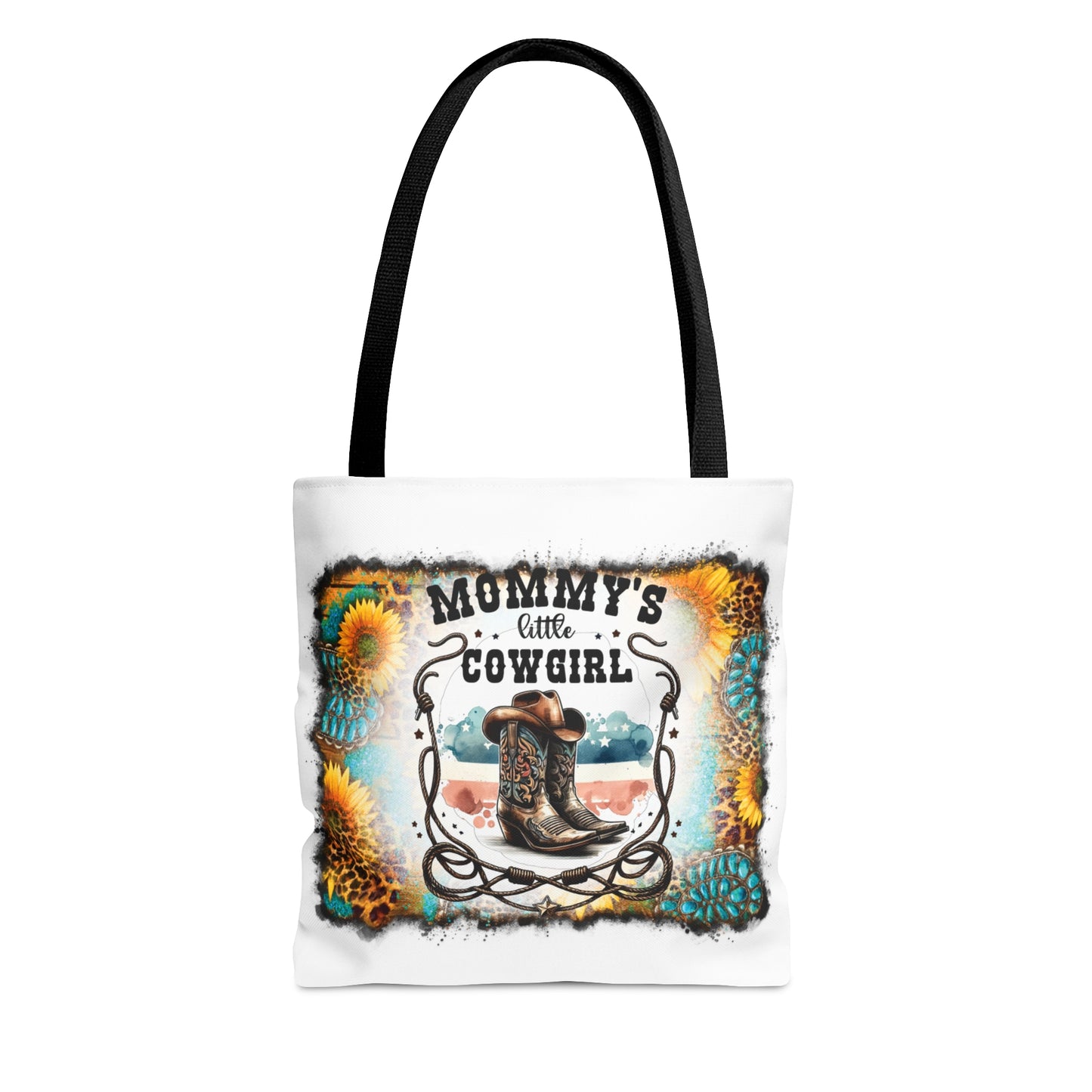 Tote Bag, Western, Momm'y Little Cowgirl