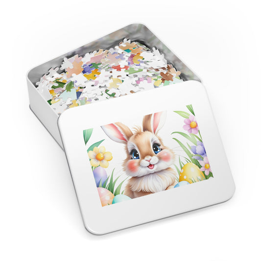 Puzzle, Easter, Rabbit, Personalised/Non-Personalised (30, 110, 252, 500,1000-Piece) awd-650