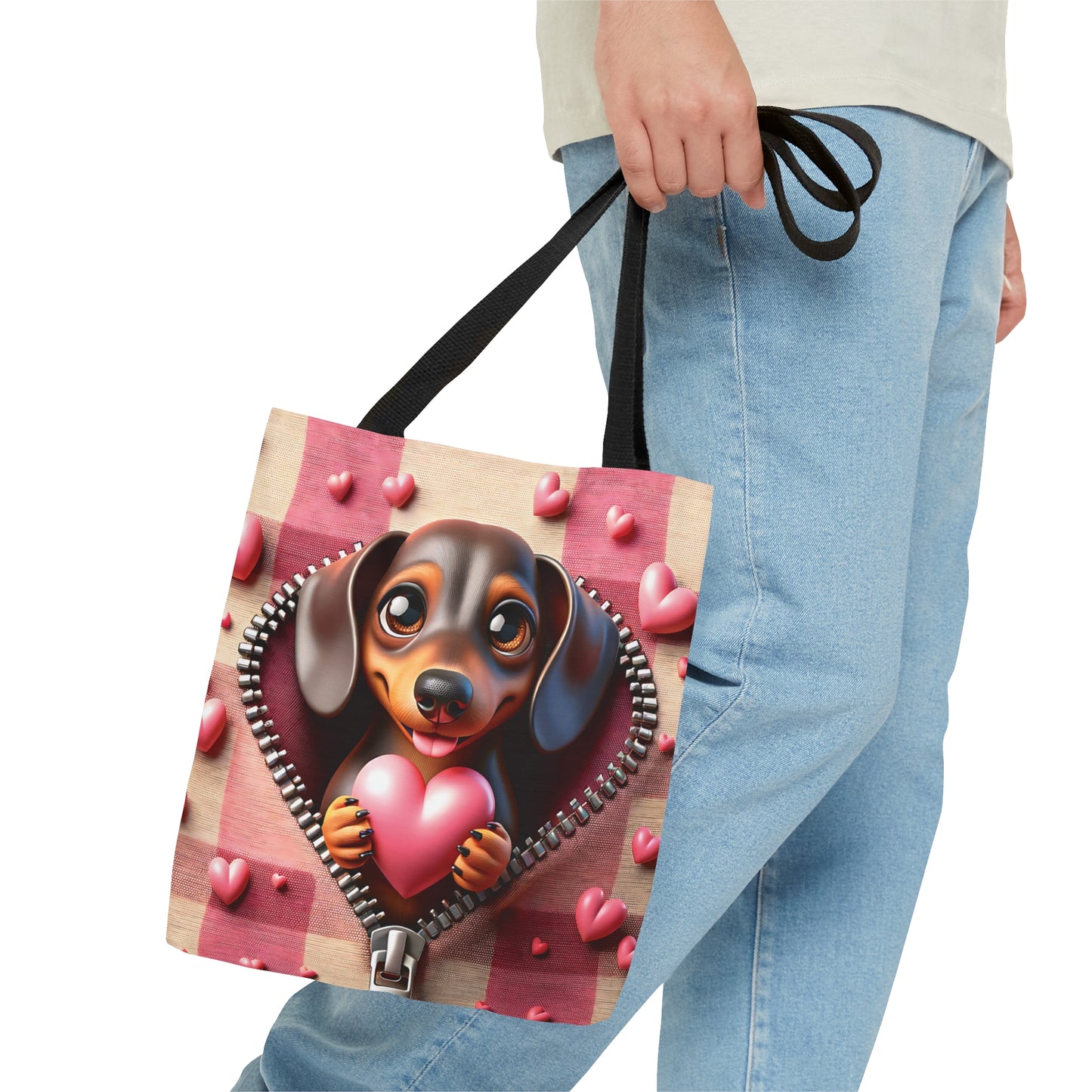 Tote Bag, Cute Dog, Personalised/Non-Personalised Tote bag