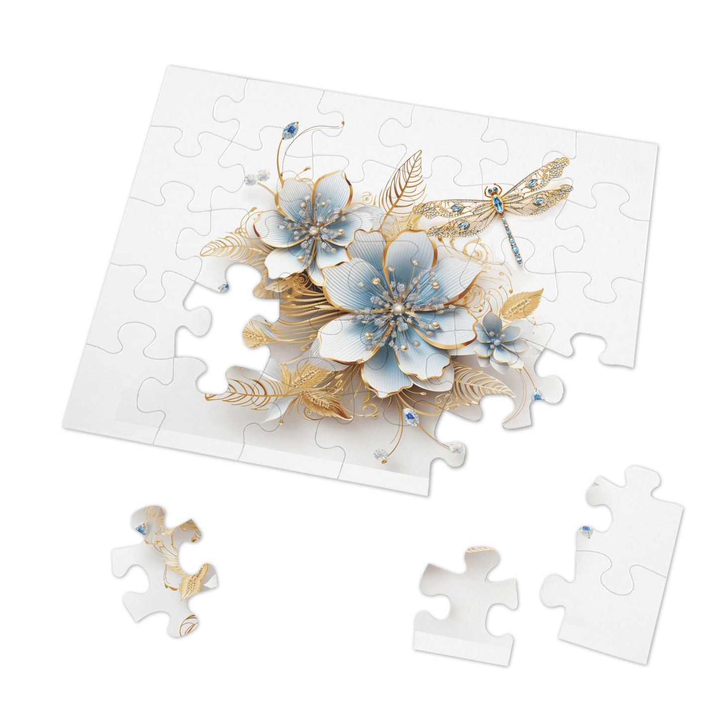 Jigsaw Puzzle, Floral, Personalised/Non-Personalised (30, 110, 252, 500,1000-Piece)