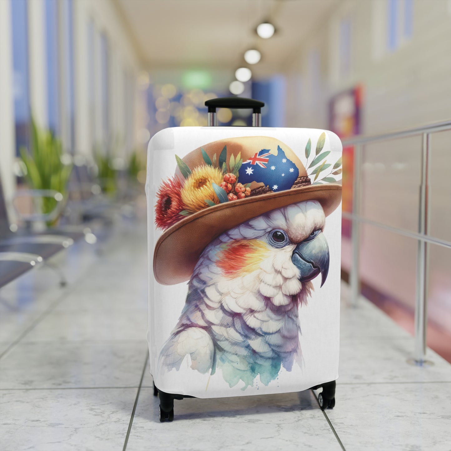 Luggage Cover, Cockatoo, awd-1334