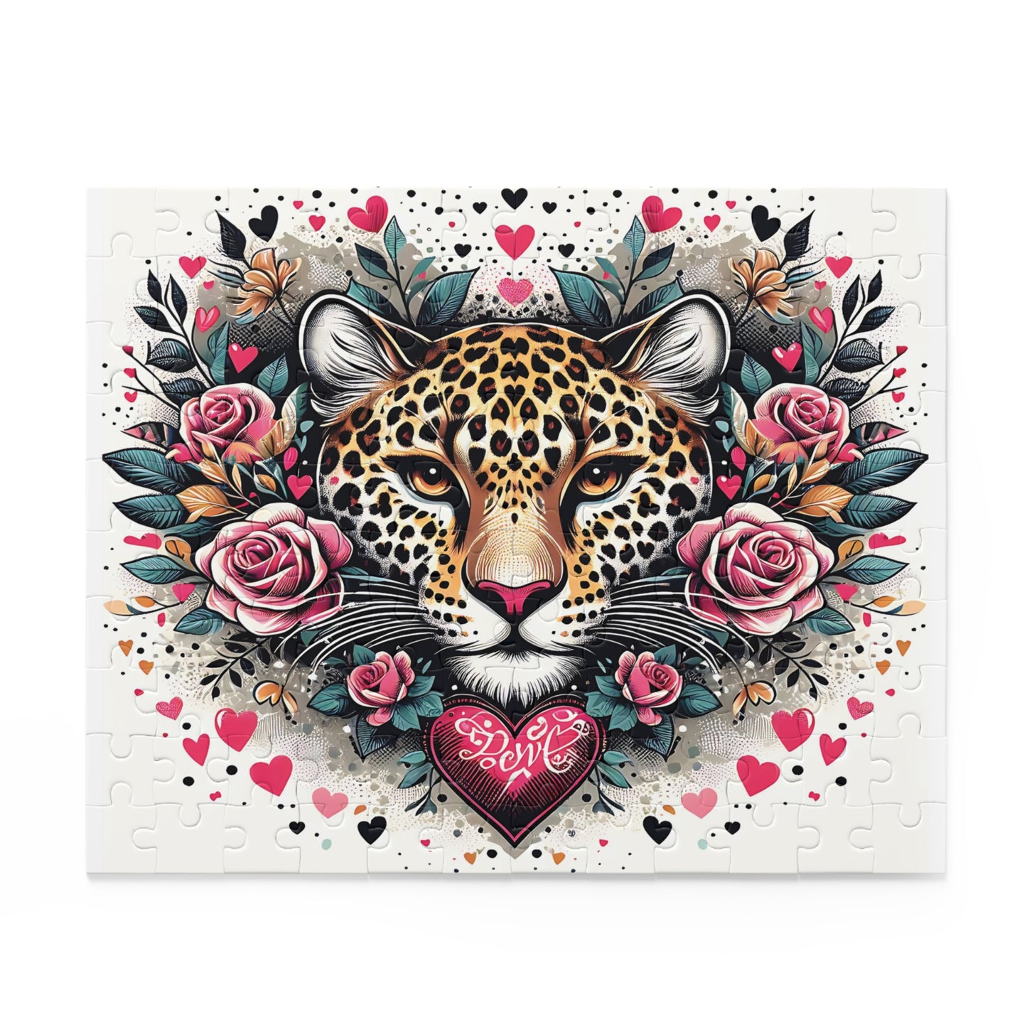 Personalised/Non-Personalised Puzzle, Cheetah (120, 252, 500-Piece)