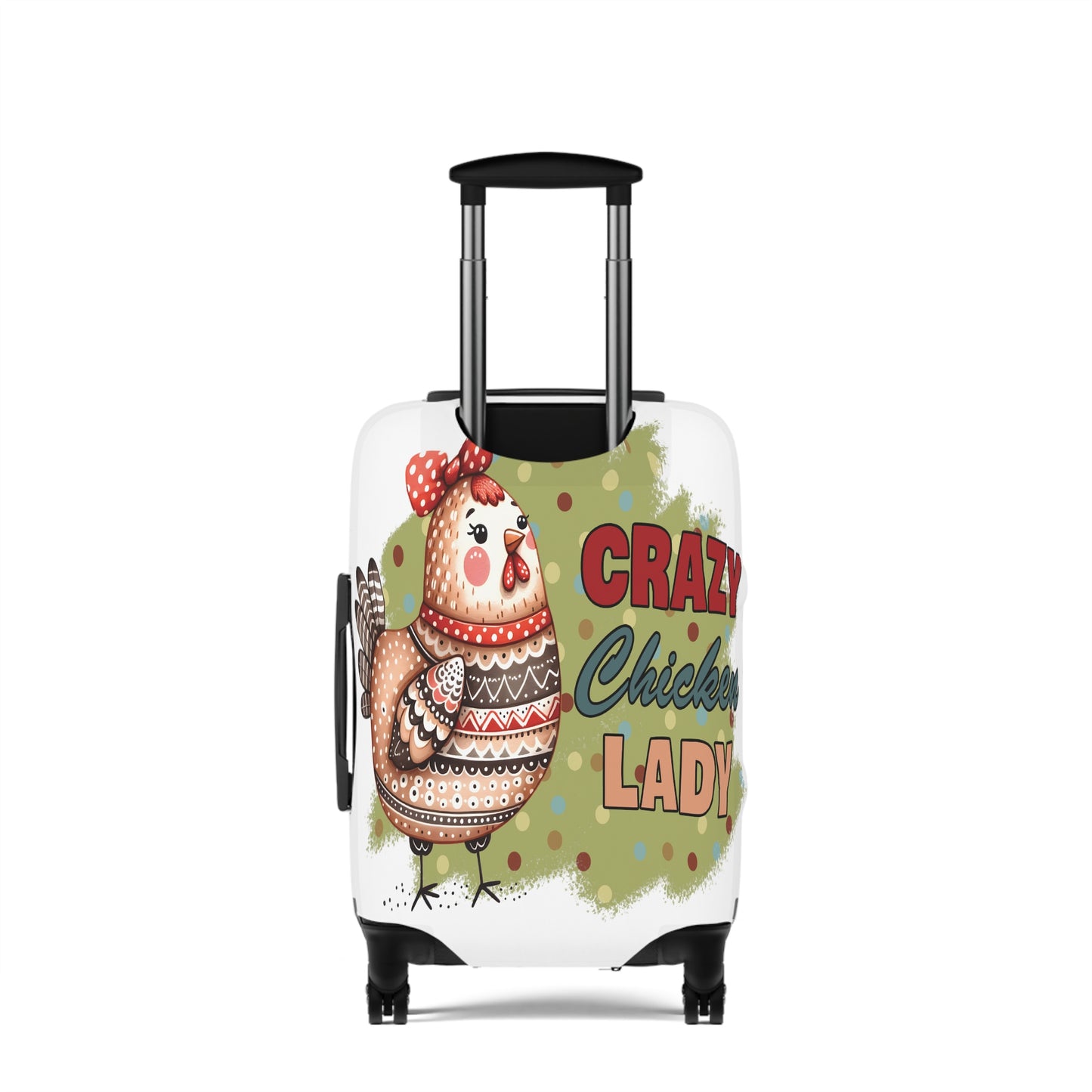 Luggage Cover, Chicken, Crazy Chicken Lady, awd-1265