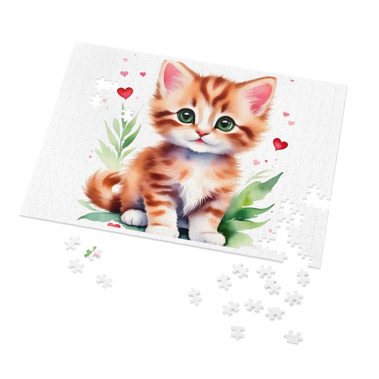 Jigsaw Puzzle, Cat, Personalised/Non-Personalised (30, 110, 252, 500,1000-Piece)