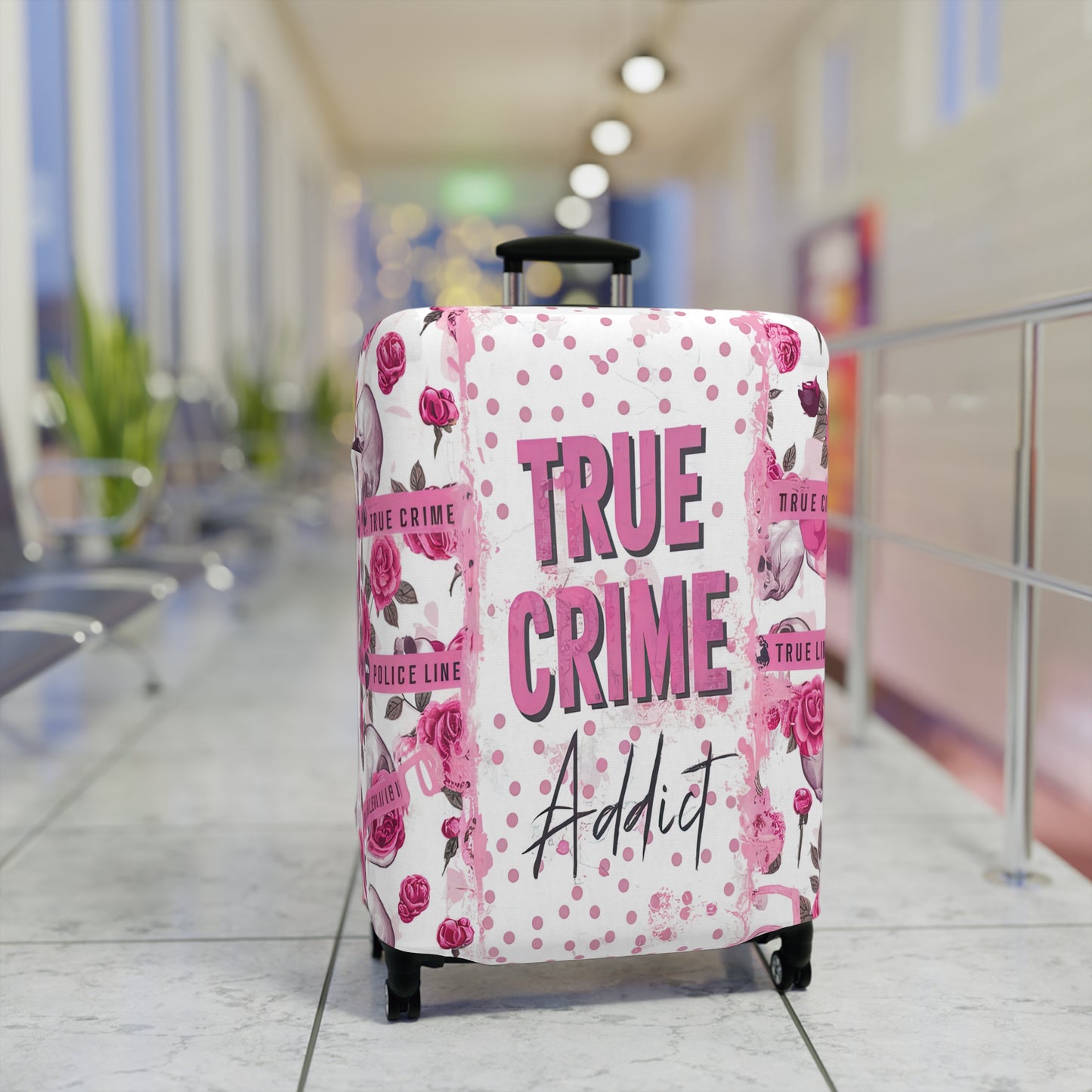 Luggage Cover, True Crime Addict, awd-1711