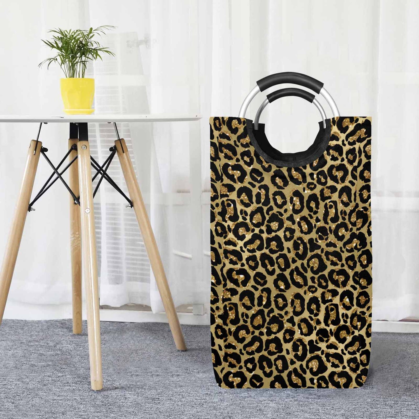 Animal print 4  Square Laundry Basket