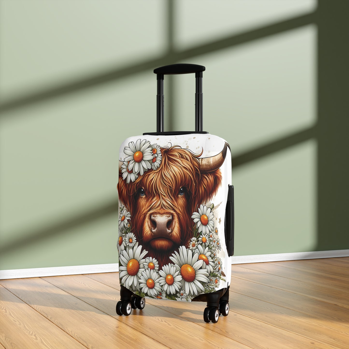 Luggage Cover, Highland Cow, awd-436