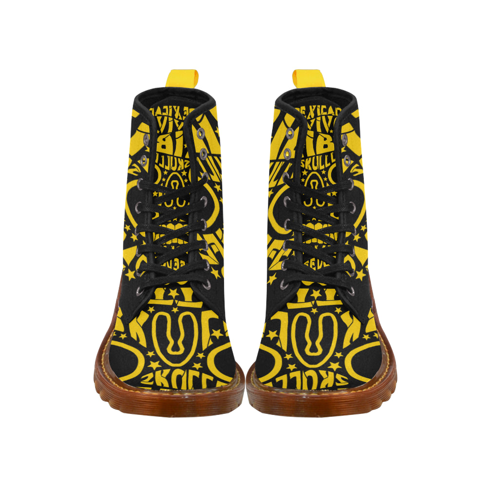 Skull Letter Martin Boots For Women Model 1203H