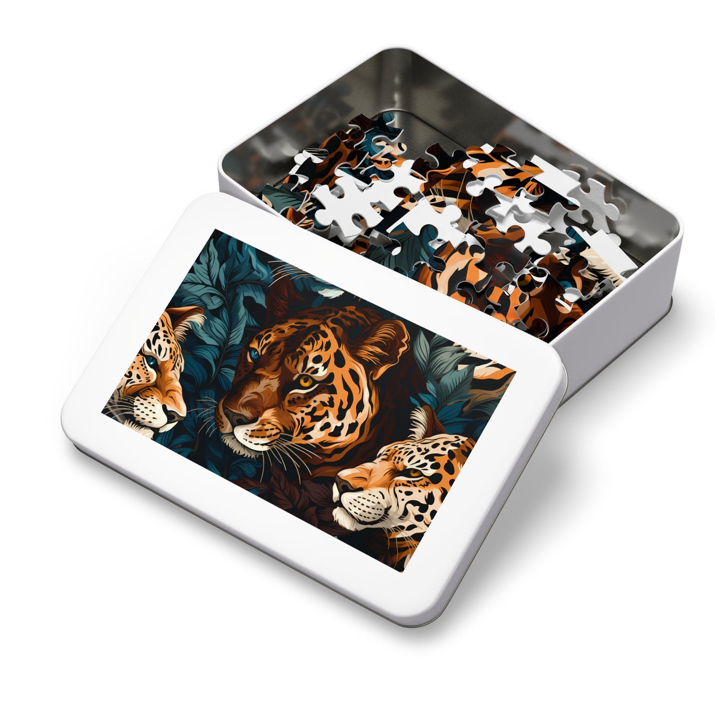 Jigsaw Puzzle, Leopard, Personalised/Non-Personalised (30, 110, 252, 500,1000-Piece)