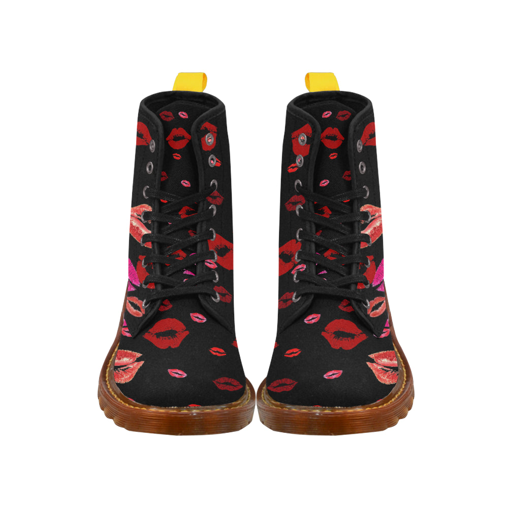 red lip Martin Boots For Women Model 1203H