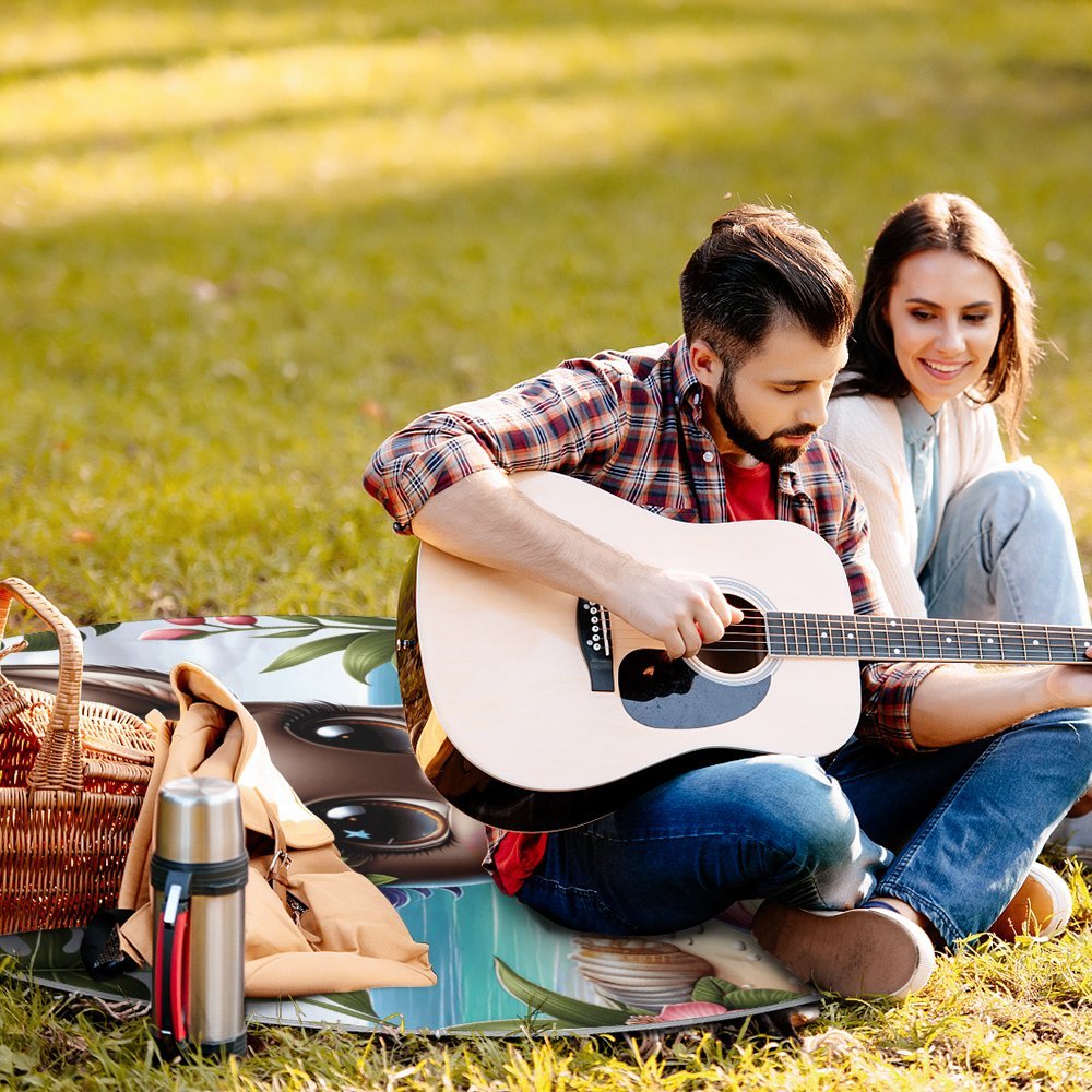 Round Picnic Mat Round outdoor picnic mat