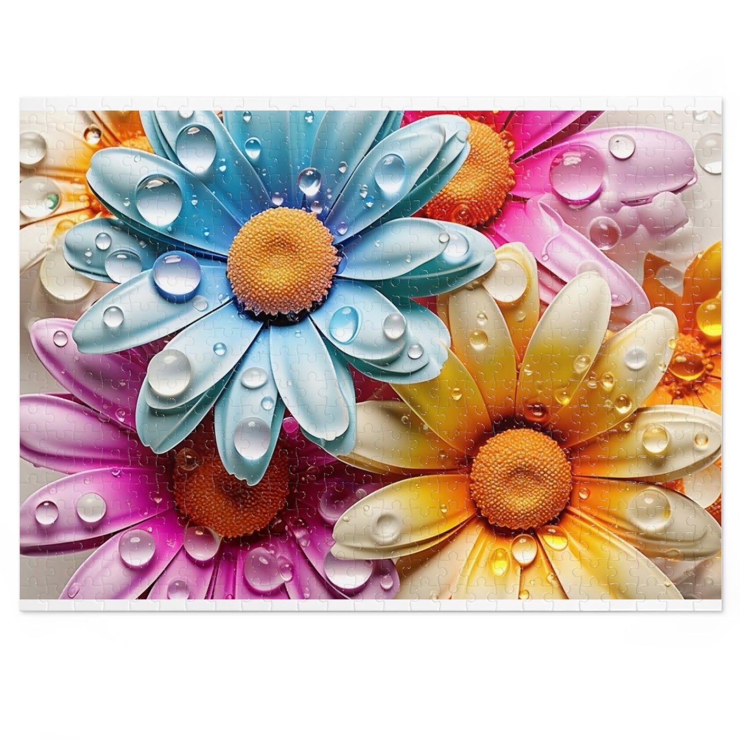 Jigsaw Puzzle, Floral, Personalised/Non-Personalised (30, 110, 252, 500,1000-Piece)