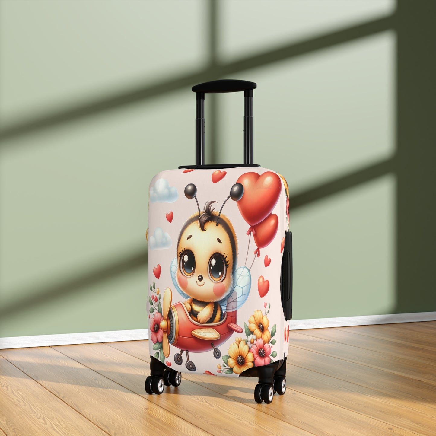 Luggage Cover, Bee in Plane, awd-309