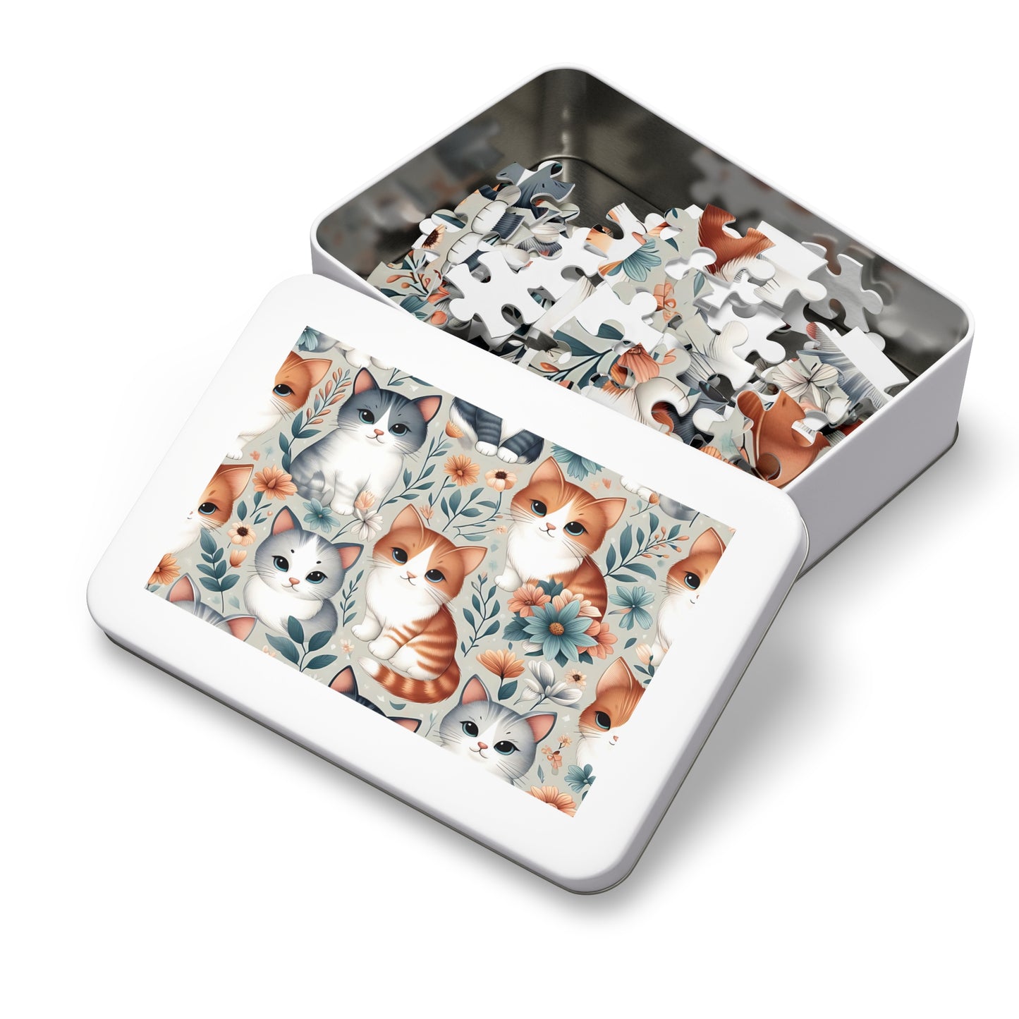 Jigsaw Puzzle, Cats, Personalised/Non-Personalised (30, 110, 252, 500,1000-Piece)