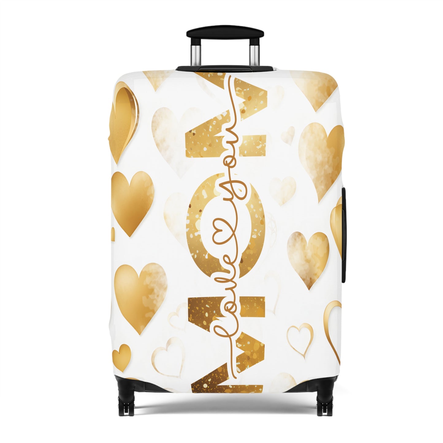 Luggage Cover, Mom, Hearts, awd-1442