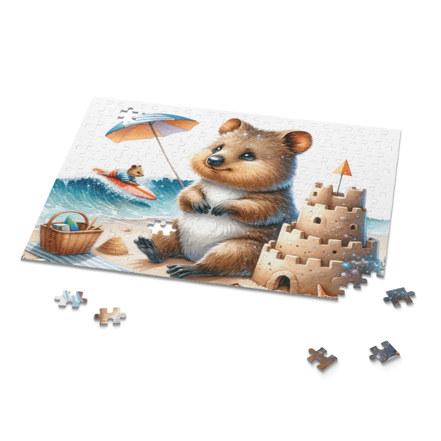 Personalised/Non-Personalised Puzzle, Quokka (120, 252, 500-Piece)