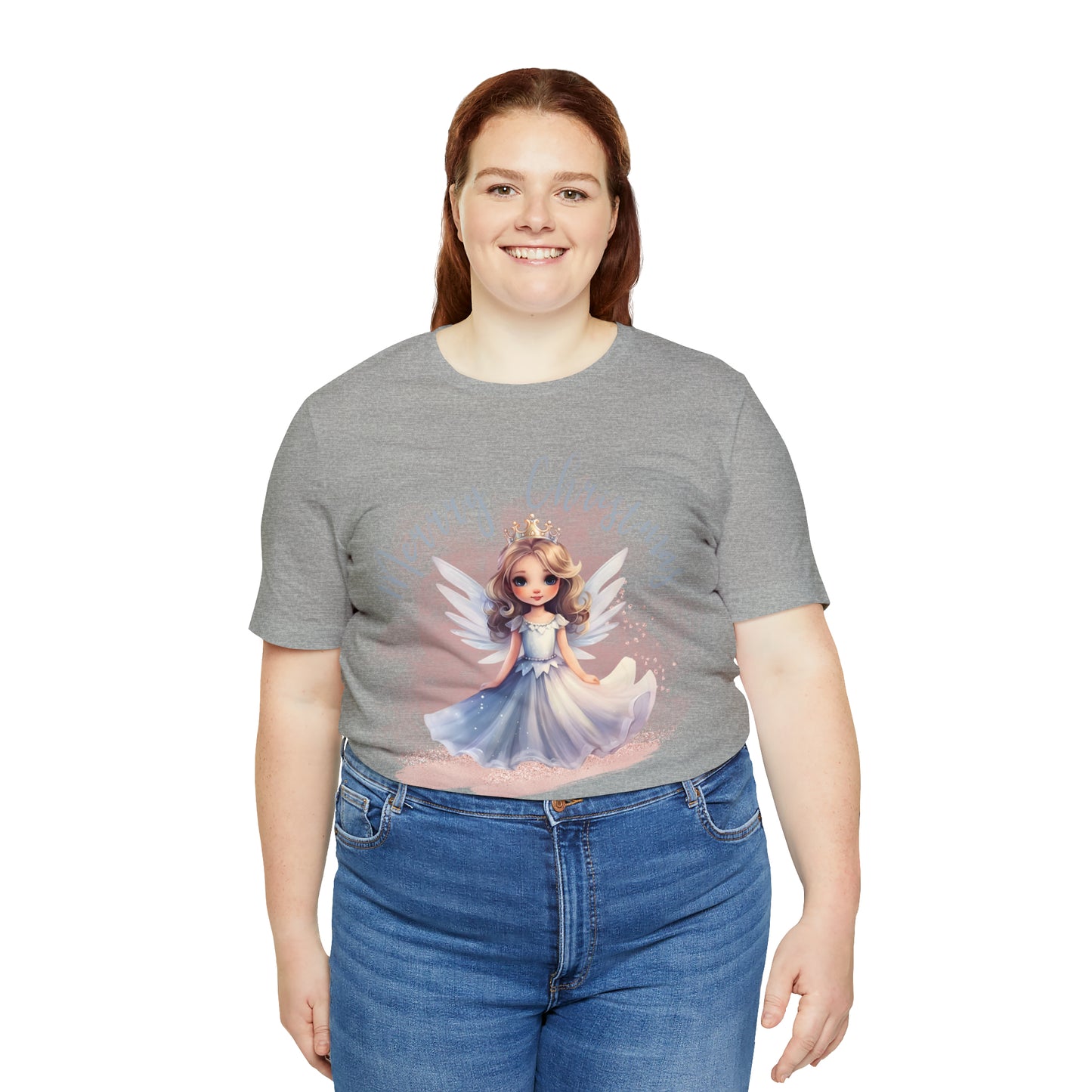 Unisex Jersey Short Sleeve Tee Christmas, Women's Fairy T-shirt A-0011