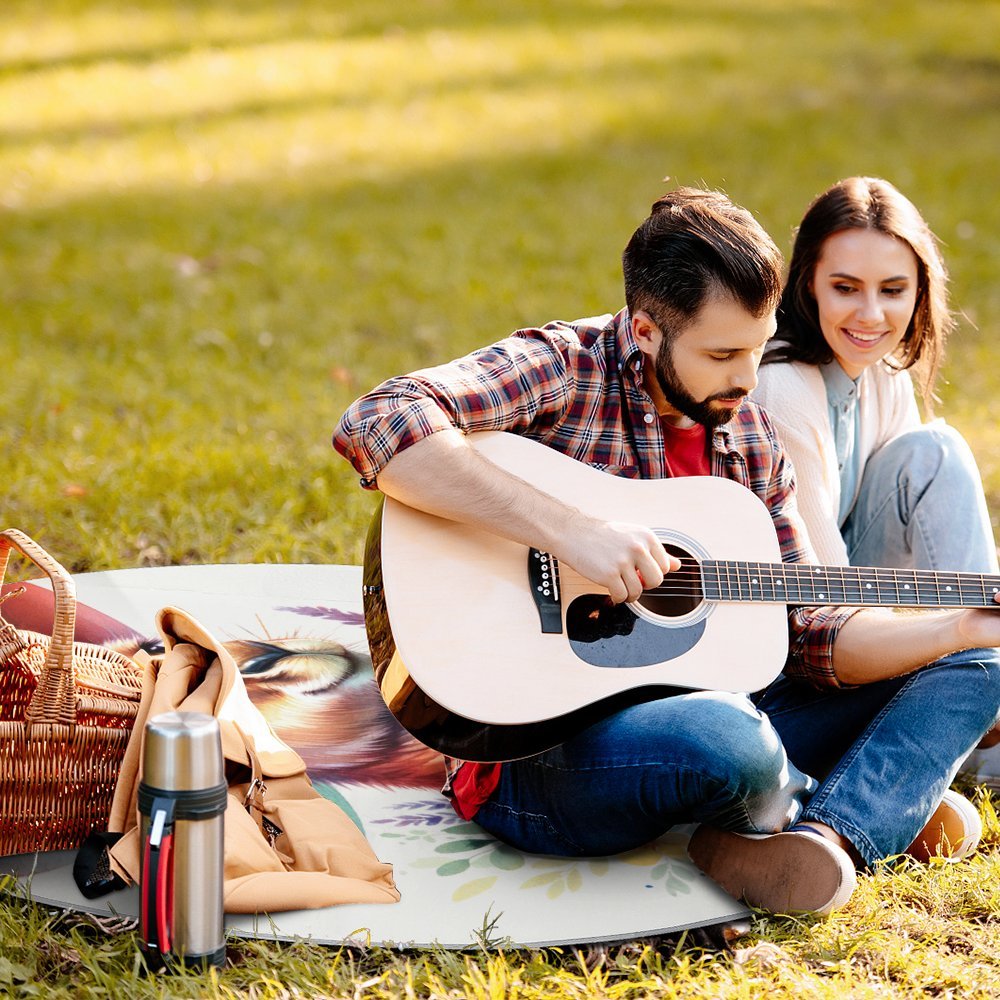 Round Picnic Mat Round outdoor picnic mat