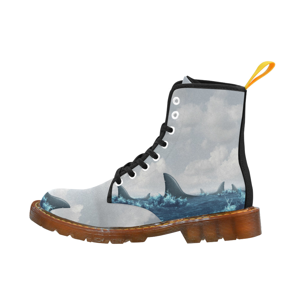 Shark infested waters honey Martin Boots For Men Model 1203H